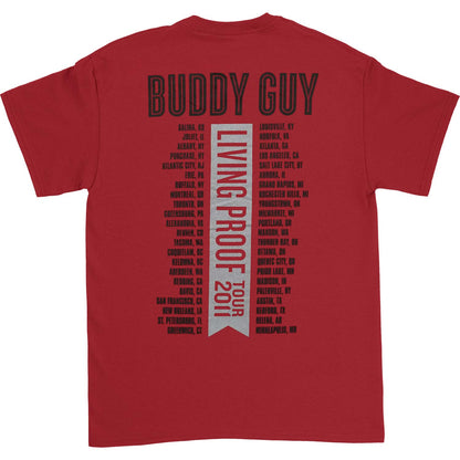 Buddy Guy Living Proof 2011 Tour T-shirt Back