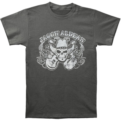 Jason Aldean Crossed Guitars Slim Fit T-shirt