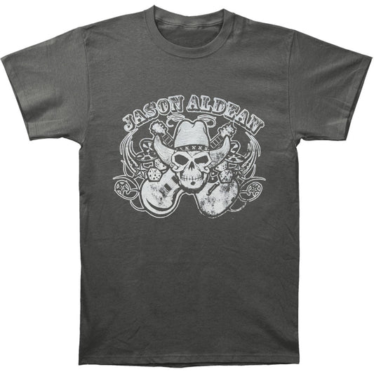 Jason Aldean Crossed Guitars Slim Fit T-shirt