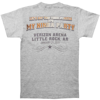 Jason Aldean Little Rock Event 2011 Slim Fit T-shirt Back