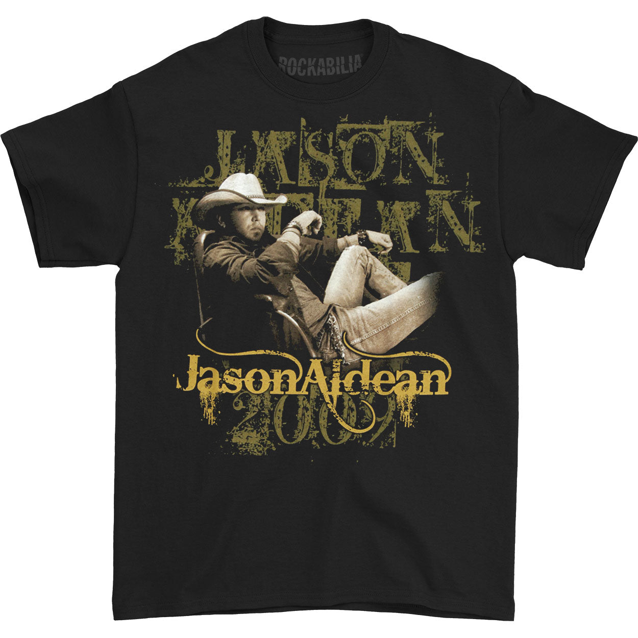 Jason Aldean Wide Open 2009 Tour T-shirt
