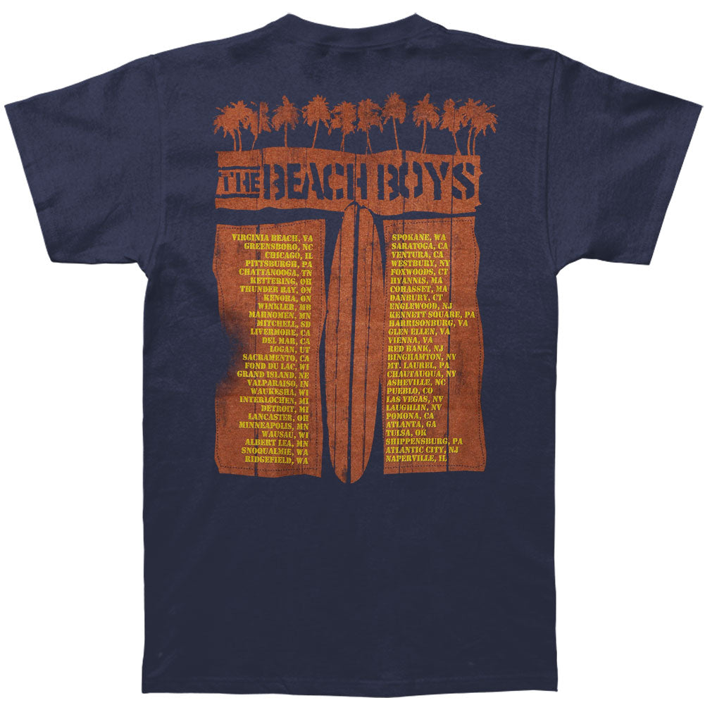 Beach Boys Night Beach Tour Slim Fit T-shirt Back