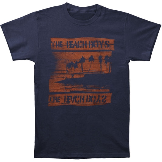 Beach Boys Night Beach Tour Slim Fit T-shirt Front