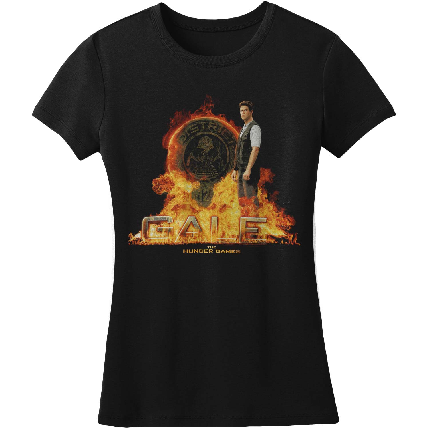 Hunger Games Gale In Fire Soft Junior Top