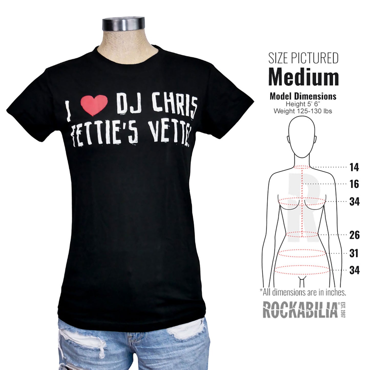 I Heart DJ Chris Soft Junior Top