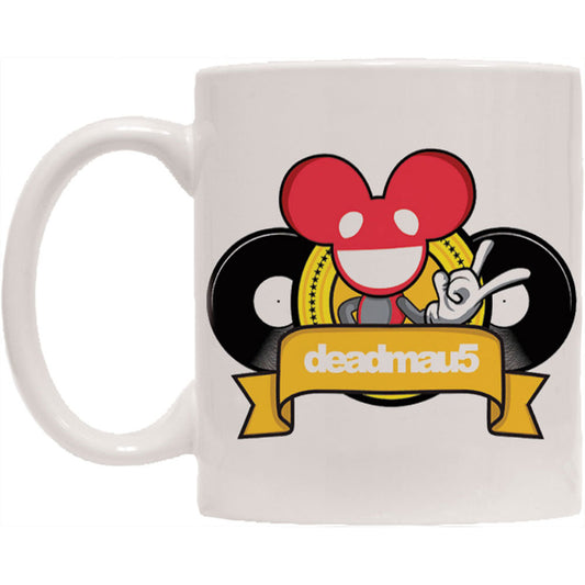 Deadmau5 Rock DJ Coffee Mug Front