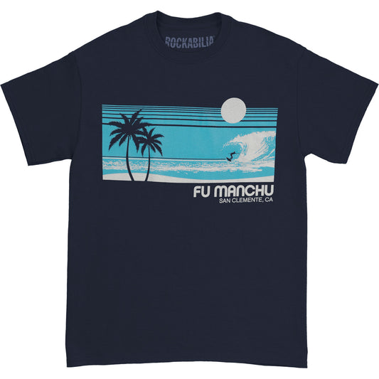 Fu Manchu Surf San Clemente T-shirt Front