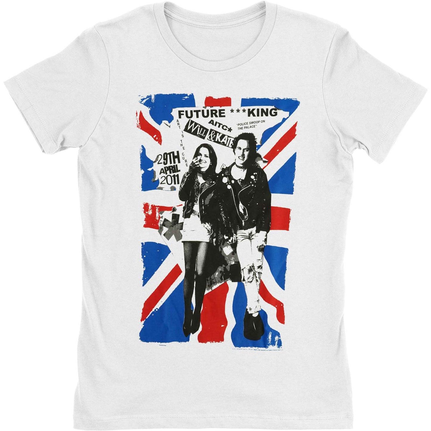 Union Jack Ladies Soft Junior Top