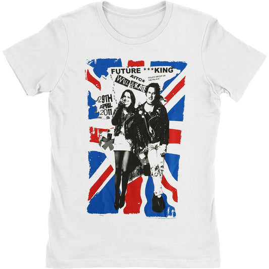 Union Jack Ladies Soft Junior Top