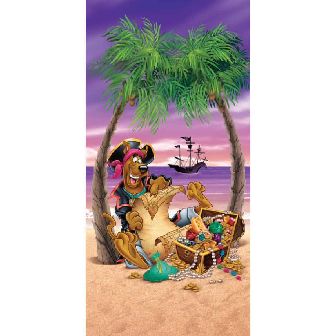 Scooby Doo Scooby Pirate Towel Front