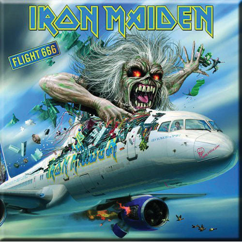 Iron Maiden Flight 666 Magnet Front