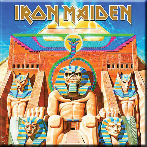 Iron Maiden Power Slave Magnet Front