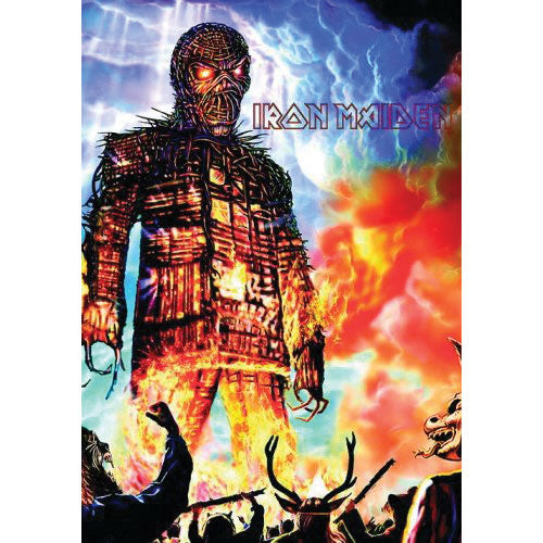 Iron Maiden Wicker Man Post Card Front