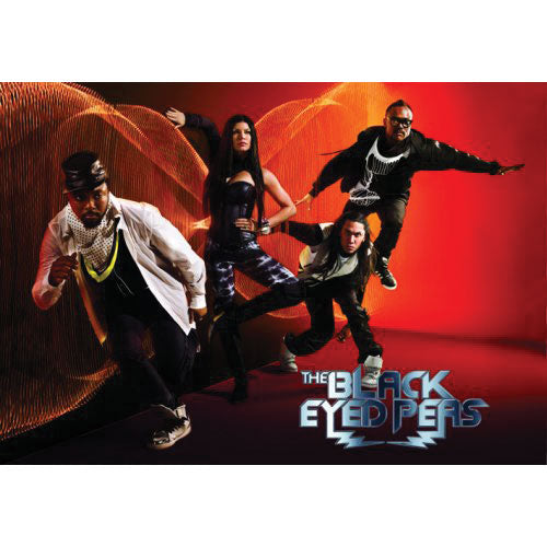 Black Eyed Peas Boom Boom Pow Post Card Front