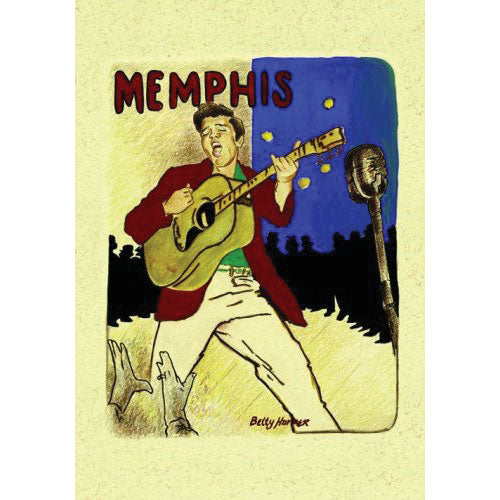 Elvis Presley Memphis Post Card Front
