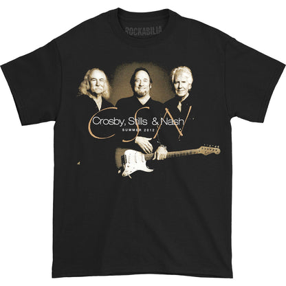 Crosby Stills Nash Young 2012 Tour Photo T-shirt Front