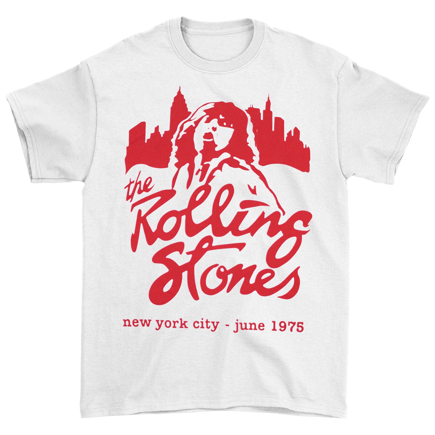 Mick Jagger June 1975 NYC T-shirt