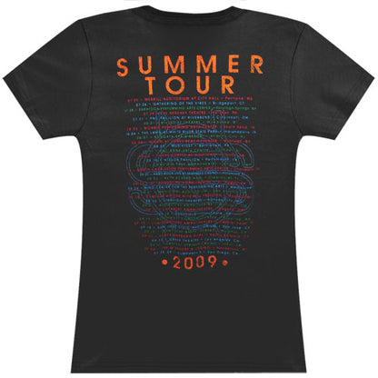Crosby Stills Nash Young 2009 Scripty Logo Junior Top Back