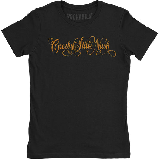 Crosby Stills Nash Young Scripty Junior Top Front