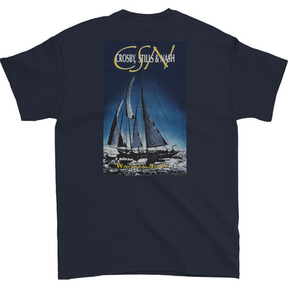 Crosby Stills Nash Young Wooden Ships T-shirt Back