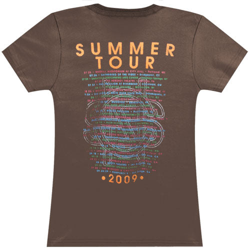 Crosby Stills Nash Young Triangle 2009 Tour Junior Top Back