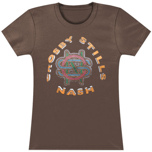 Crosby Stills Nash Young Triangle 2009 Tour Junior Top Front