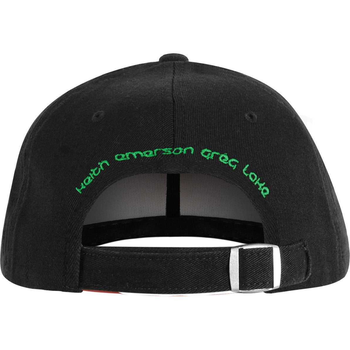 Emerson Lake & Palmer Green Lions Crest Art Baseball Cap Back