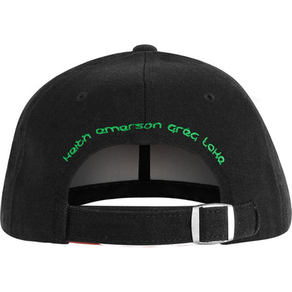 Emerson Lake & Palmer Green Lions Crest Art Baseball Cap Back