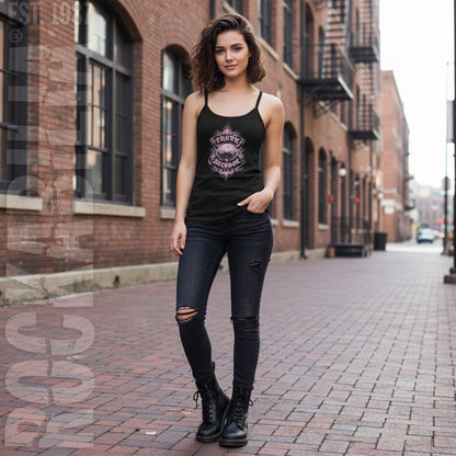Brown Logo Womens Tank