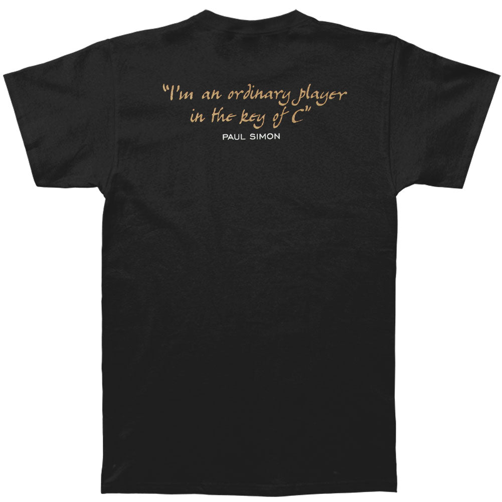 Paul Simon Key Of C Photo/Lyric T-shirt