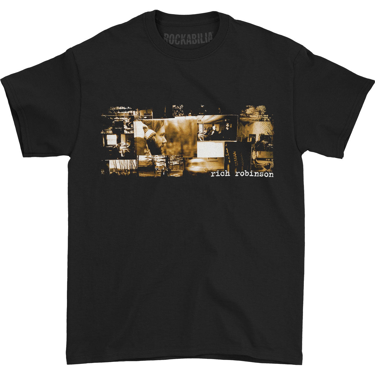 Rich Robinson Collage Photo Tour T-shirt Front