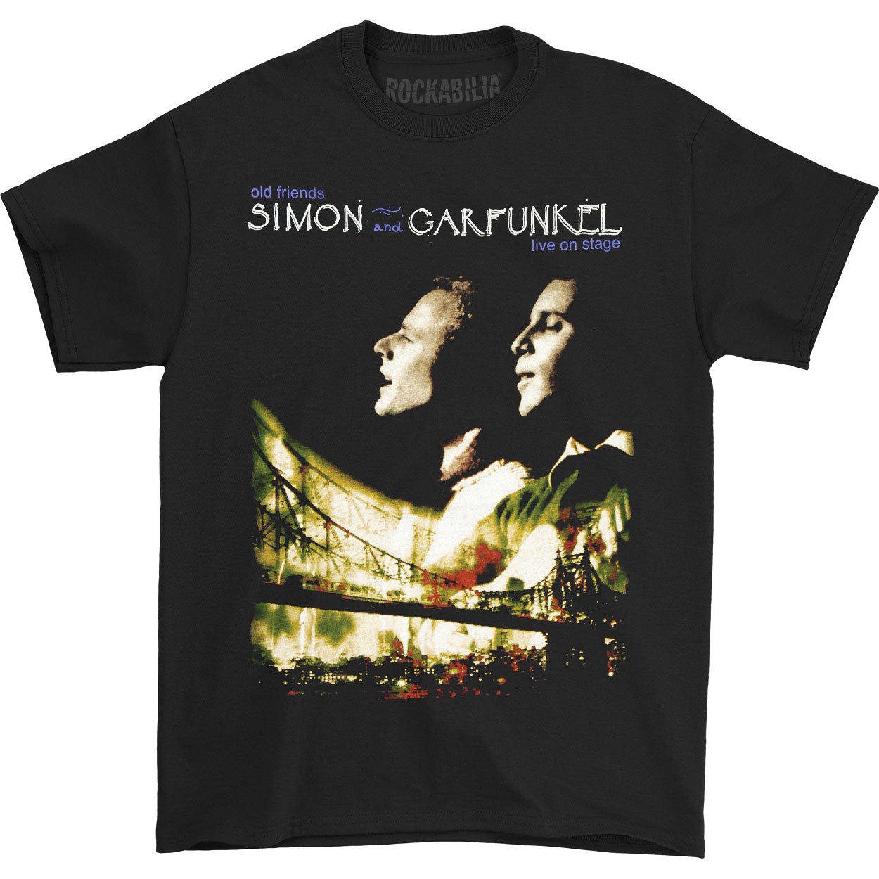 Simon & Garfunkel 2009 Old Friends Tour T-shirt Front