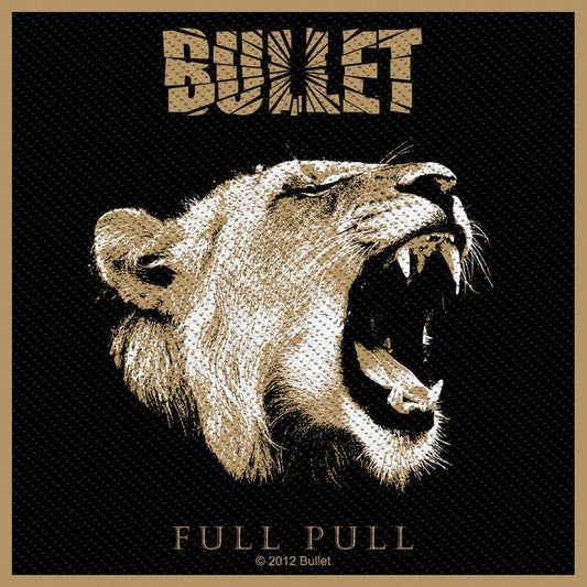 Bullet Full Pull Woven Patch Front