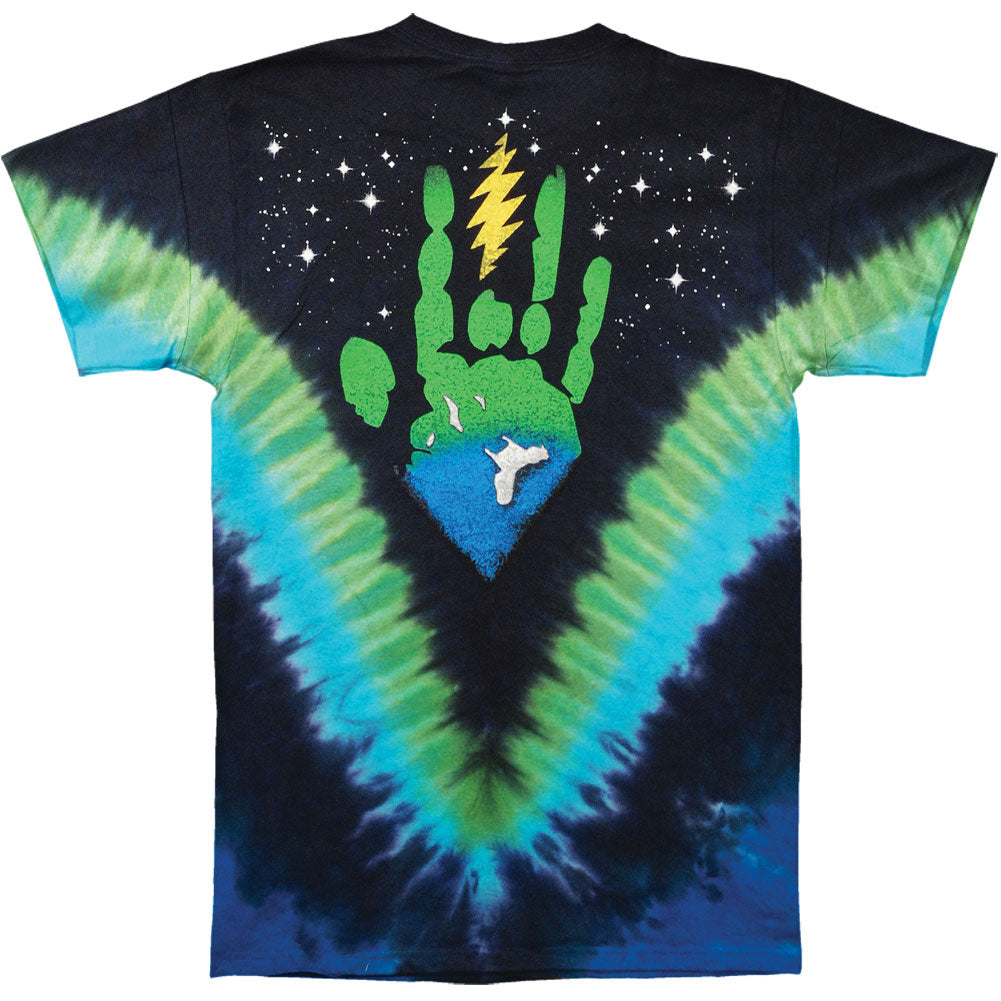 Jerry Garcia Mountain Cat Tie Dye T-shirt Back