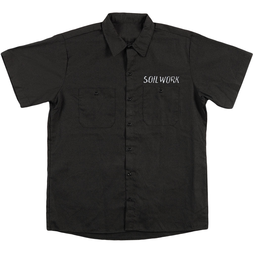 Soilwork Embroidered Logo With Anchor Work Shirt Front