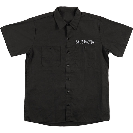 Soilwork Embroidered Logo With Anchor Work Shirt Front
