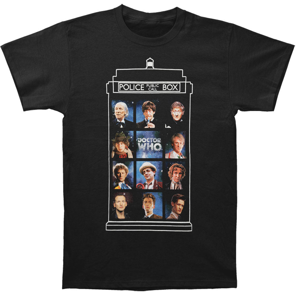 Doctor Who 50 Years 11 Doctors T-shirt Front