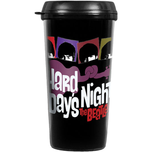 Beatles Hard Day's Night Travel Mug Front