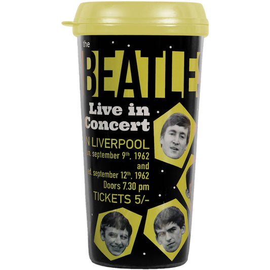 Beatles Live In Concert Travel Mug Front