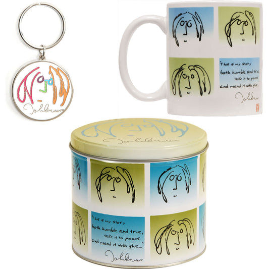 Beatles John Lennon Gift Set Coffee Mug Front