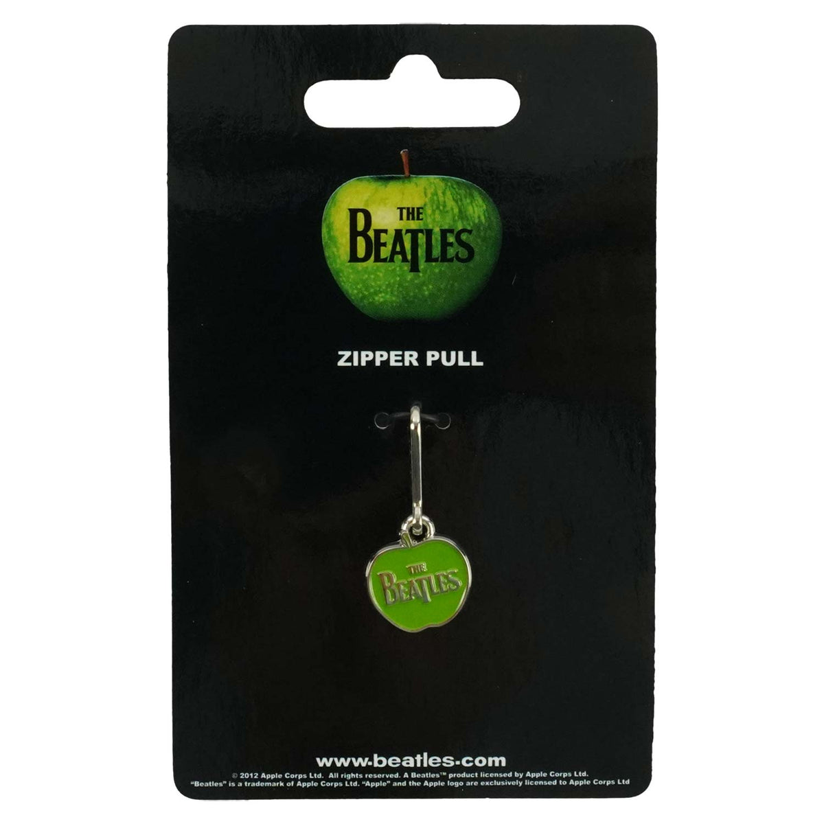 Beatles Apple Logo Zipper Pull Front
