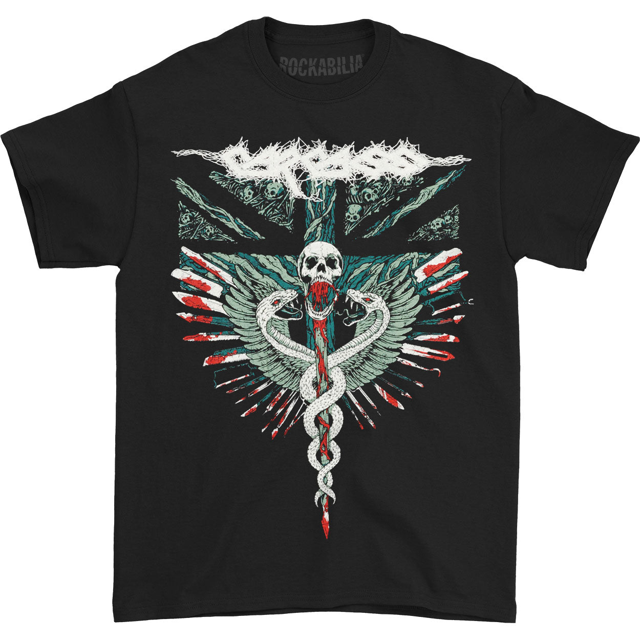 Carcass Medical Snakes Slim Fit T-shirt Front