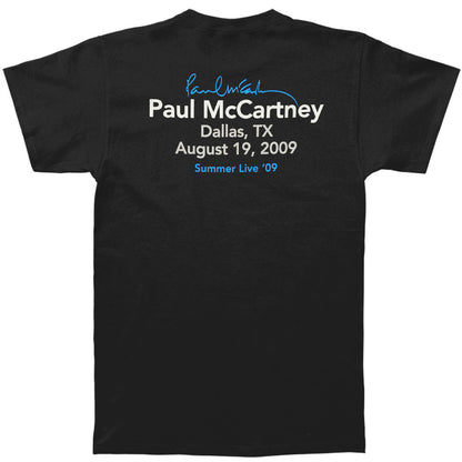 Paul Mccartney Dallas Event 2009 Tour Slim Fit T-shirt Back
