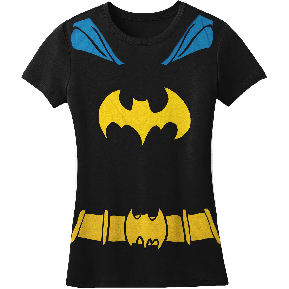 Batman Yellow Logo Soft Junior Top Front
