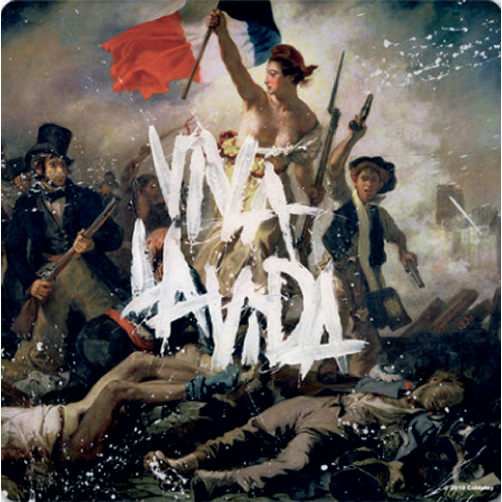 Coldplay Viva La Vida Coaster Front