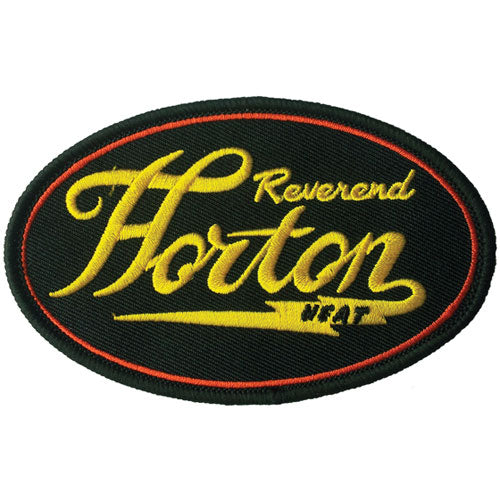 Reverend Horton Heat Bolt Embroidered Patch Front