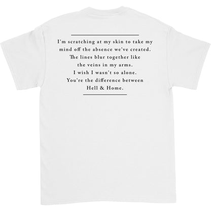 Counterparts The Difference Between Hell And Home T-shirt Back