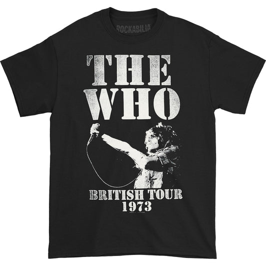 Who British Tour 1973 T-shirt Front