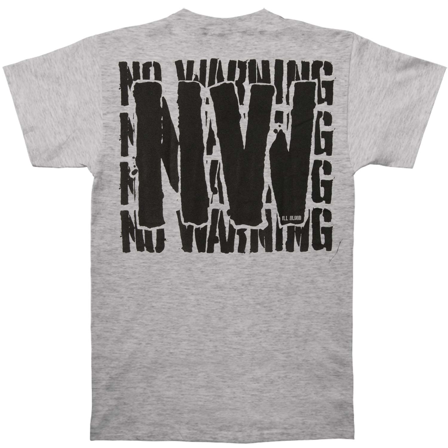 No Warning Ill Blood Stencil T-shirt