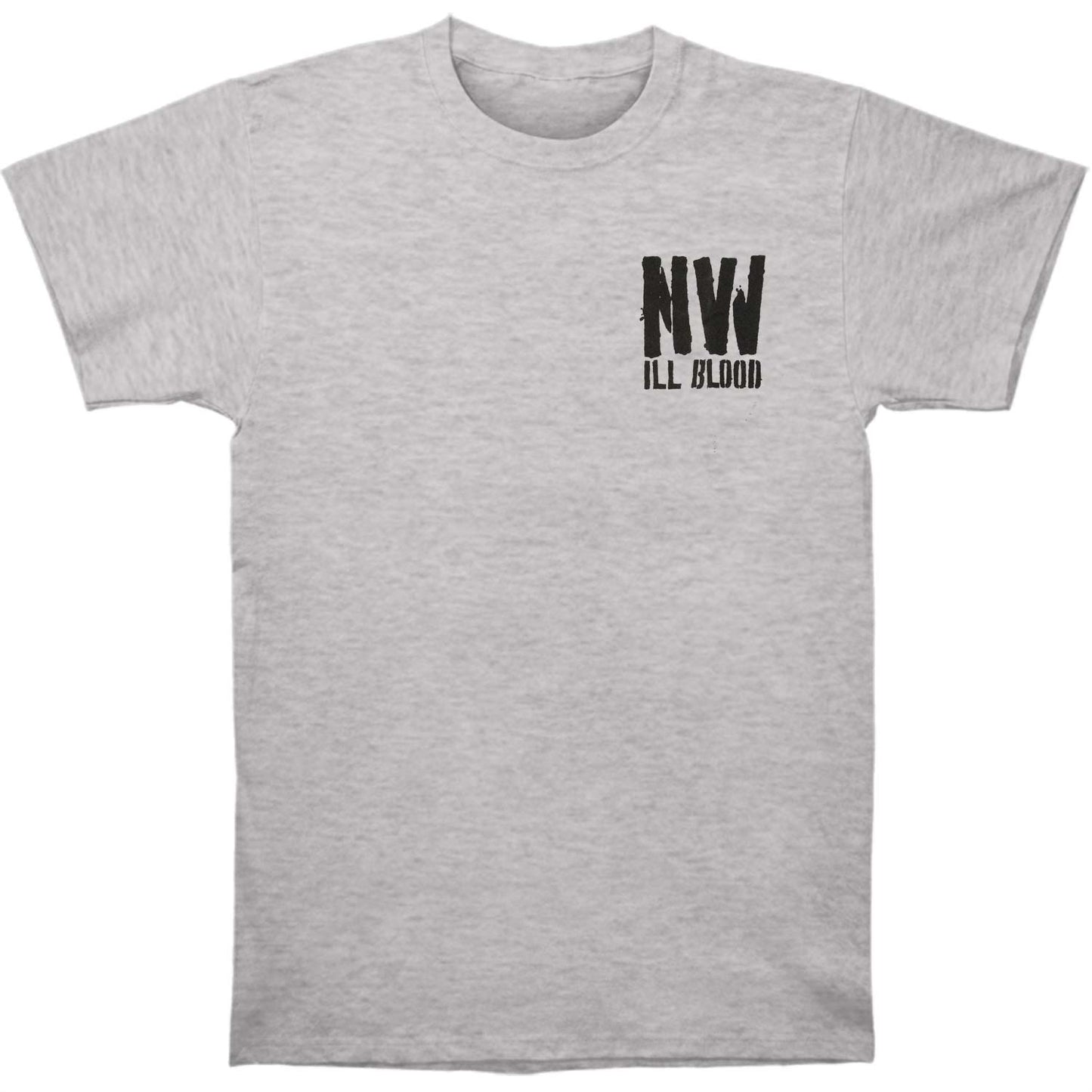 No Warning Ill Blood Stencil T-shirt